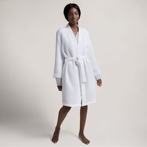 Parachute Waffle Robe - White